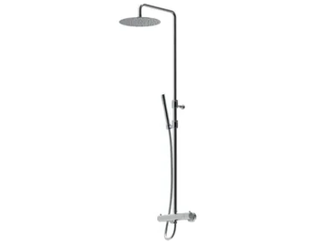 EGO - F8225WC-S-25X - Thermostatic shower set with hand shower with overhead shower by Rubinetteria Giulini