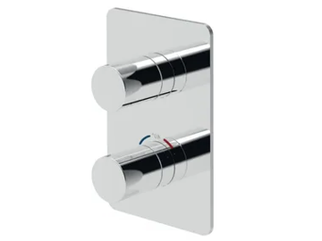 EGO - F8276 - Recessed thermostatic shower mixer with plate by Rubinetteria Giulini