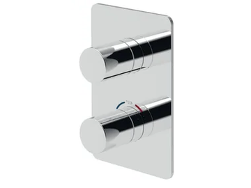 EGO - F8277 - Recessed thermostatic shower mixer with plate by Rubinetteria Giulini