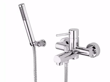 FUTURO - F6501 - Wall-mounted bathtub mixer with hand shower by Rubinetteria Giulini