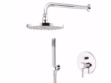 FUTURO - F6513KB-25 - Shower mixer with diverter with overhead shower by Rubinetteria Giulini