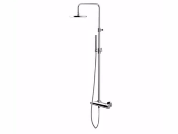 FUTURO - F8311-20 - Wall-mounted thermostatic shower panel with overhead shower by Rubinetteria Giulini