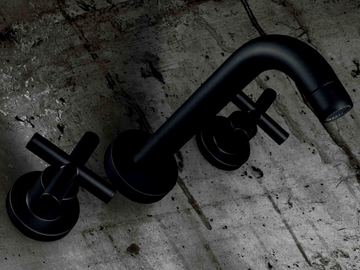 G3 - F7620 - 3 hole wall-mounted washbasin tap by Rubinetteria Giulini