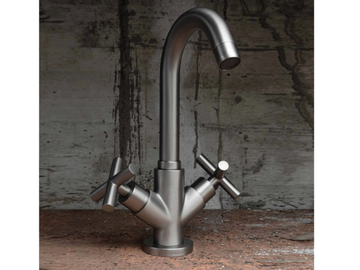 G3 - F7657A - Countertop 1 hole washbasin tap with adjustable spout by Rubinetteria Giulini