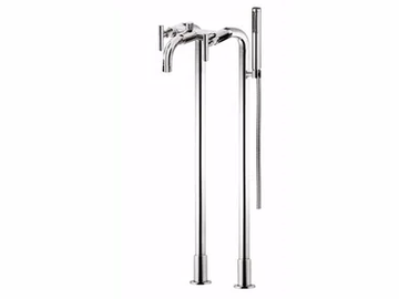 G4 - F7701CT - Floor standing bathtub tap with hand shower by Rubinetteria Giulini