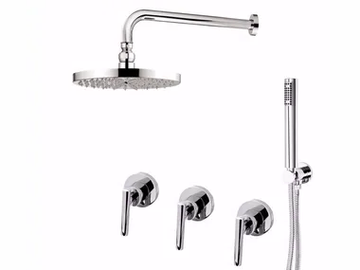 G4 - F7715W2KS - Shower tap with hand shower with overhead shower by Rubinetteria Giulini