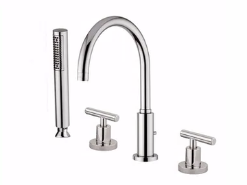 G4 - F7765 - 4 hole bathtub set with hand shower by Rubinetteria Giulini