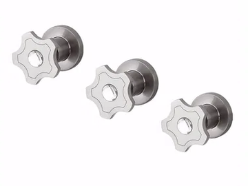 GIÒ CRYSTAL - GIÒ - F3615W2/S - 3 hole shower tap with diverter by Rubinetteria Giulini