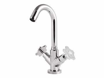 GIÒ CRYSTAL - GIÒ - F3657A/S - Countertop 1 hole washbasin tap with Swarovski® crystals by Rubinetteria Giulini