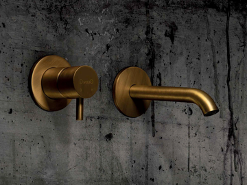 MY FUTURE - 5920-18 - Wall-mounted chromed brass washbasin mixer by Rubinetteria Giulini