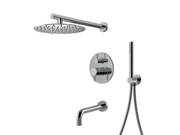 MY FUTURE - 5970 - Recessed stainless steel shower set by Rubinetteria Giulini