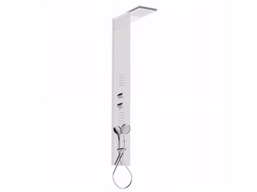 MYRING - F1628 - Wall-mounted shower panel with hand shower with overhead shower by Rubinetteria Giulini