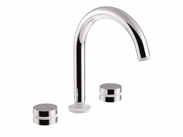 MYRING - FMR0112/U - 3 hole countertop washbasin tap with adjustable spout by Rubinetteria Giulini