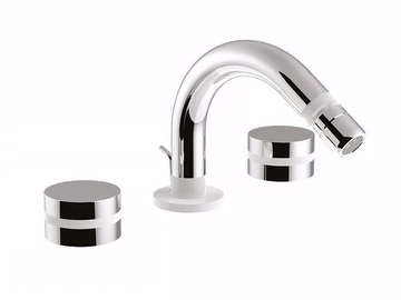 MYRING - FMR0145A - 3 hole bidet tap with swivel spout by Rubinetteria Giulini