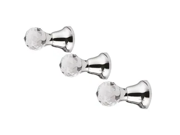ODESSA CRYSTAL - F3915W2/S - 3 hole shower tap with diverter by Rubinetteria Giulini