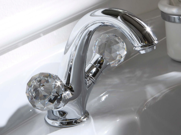 ODESSA CRYSTAL - FS3961A/S - Countertop 1 hole washbasin tap by Rubinetteria Giulini