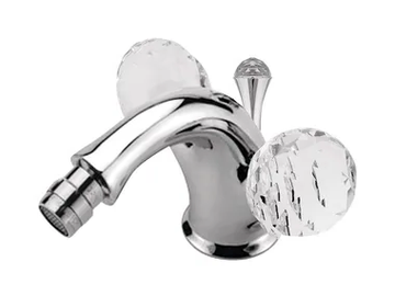 ODESSA CRYSTAL - FS3964A/S - Countertop 1 hole bidet tap by Rubinetteria Giulini