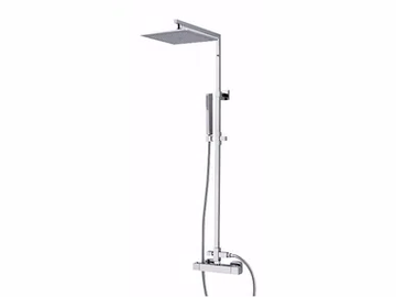 PABLOLUX - F8300-20 - Wall-mounted thermostatic shower panel with overhead shower by Rubinetteria Giulini