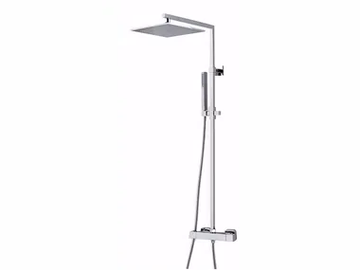 PABLOLUX - F8301-20 - Wall-mounted thermostatic shower panel with overhead shower by Rubinetteria Giulini