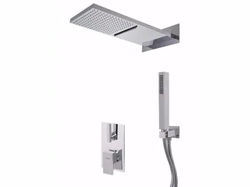 PABLOLUX - F9813-3KS2 - Single handle shower mixer with overhead shower by Rubinetteria Giulini