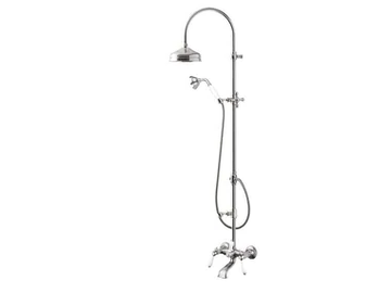 PRAGA - PRAGA CRYSTAL - F7500WC-S - Wall-mounted shower panel with overhead shower by Rubinetteria Giulini