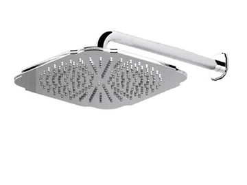PRAGAMIX - PRAGAMIX CRYSTAL - F1716 - Wall-mounted overhead shower with arm by Rubinetteria Giulini