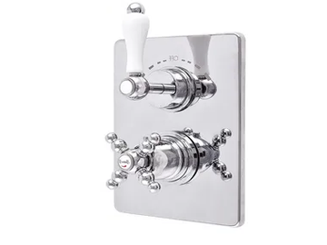 PRAGAMIX - PRAGAMIX CRYSTAL - F8212-PR - 2 hole thermostatic shower tap by Rubinetteria Giulini