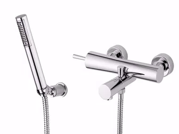 QUACK - F9101 - 2 hole bathtub mixer with hand shower by Rubinetteria Giulini