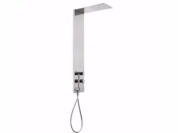 SURF - F1632 - Wall-mounted shower panel with overhead shower by Rubinetteria Giulini