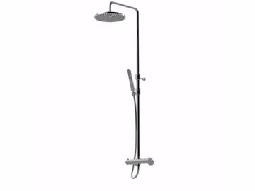 SURF - F8210WC-S - Wall-mounted thermostatic shower panel with overhead shower by Rubinetteria Giulini
