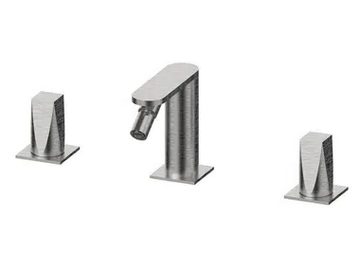 ALINE 49104 - 3 hole stainless steel bidet tap without waste by Rubinetterie Frattini