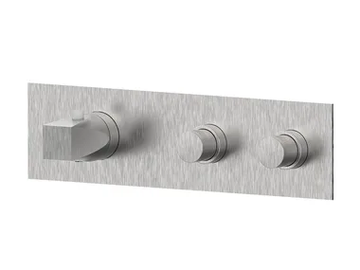 ALINE 49600V2 - 3 hole thermostatic stainless steel shower mixer by Rubinetterie Frattini