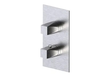 ALINE 49712V2 - 2 hole thermostatic stainless steel shower mixer by Rubinetterie Frattini