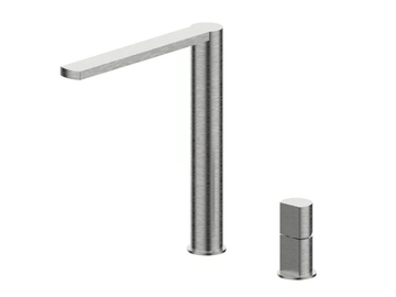 BORGIA 89058B - Countertop stainless steel washbasin mixer by Rubinetterie Frattini