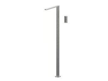 BORGIA 89069B - Floor standing stainless steel washbasin mixer by Rubinetterie Frattini