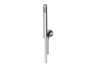 BORGIA 89400 - Stainless steel handshower holder with wall supply elbow by Rubinetterie Frattini