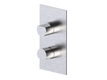 BORGIA 89523V2 - Recessed stainless steel shower mixer with diverter by Rubinetterie Frattini