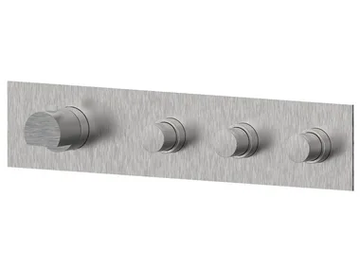 BORGIA 89600V3 - 4 hole thermostatic stainless steel shower mixer by Rubinetterie Frattini