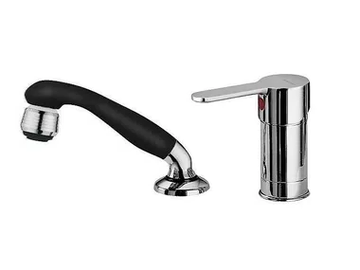 MOCCA 60056 - Single-lever hairdresser with pull-out shower by Rubinetterie Frattini