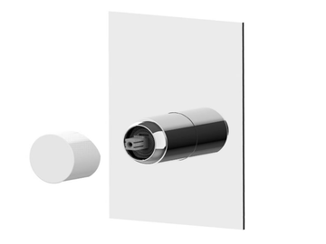 NARCISO S 78521S - Single handle shower mixer with plate by Rubinetterie Frattini