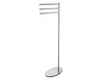TOLOMEO 45317 - Swivel standing metal towel rack by Rubinetterie Frattini