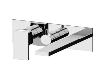 VITA 53528 - Wall-mounted bathtub mixer with diverter by Rubinetterie Frattini