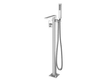 VITA 53596 - Floor standing single handle bathtub mixer with hand shower by Rubinetterie Frattini