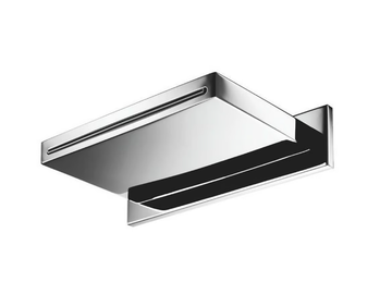130-DC - Wall-mounted stainless steel waterfall spout by Rubinetterie Mariani