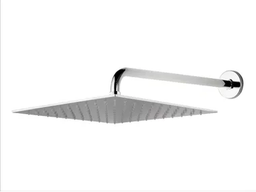 15Q-04 - Wall-mounted extra flat overhead shower with arm by Rubinetterie Mariani