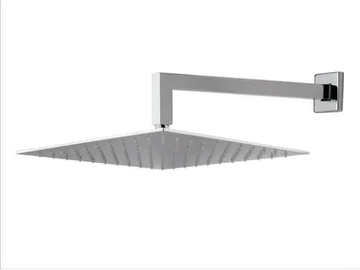 15Q-05 - Wall-mounted extra flat overhead shower with arm by Rubinetterie Mariani