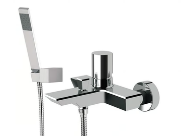 5TH AVENUE - Wall-mounted bathtub mixer with hand shower by Rubinetterie Mariani