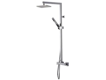A42-C1 - Wall-mounted shower panel with hand shower by Rubinetterie Mariani