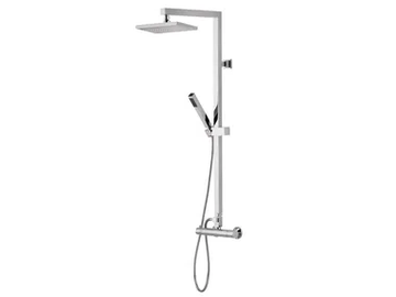 A42-CD - Wall-mounted shower panel with overhead shower by Rubinetterie Mariani