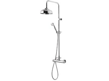 A43-CD - Wall-mounted thermostatic shower panel with overhead shower by Rubinetterie Mariani